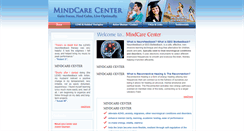 Desktop Screenshot of mindcarecenter.net